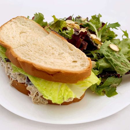 chicken walnut salad sandwich
