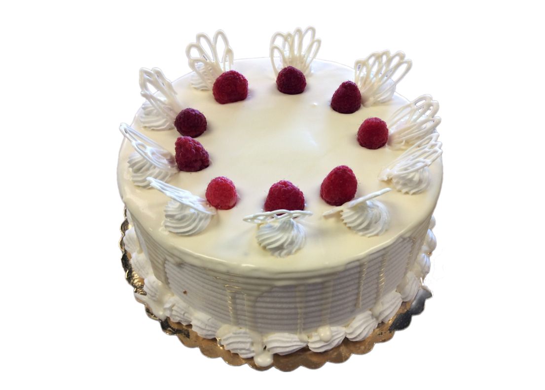 Vanilla Raspberry Cake